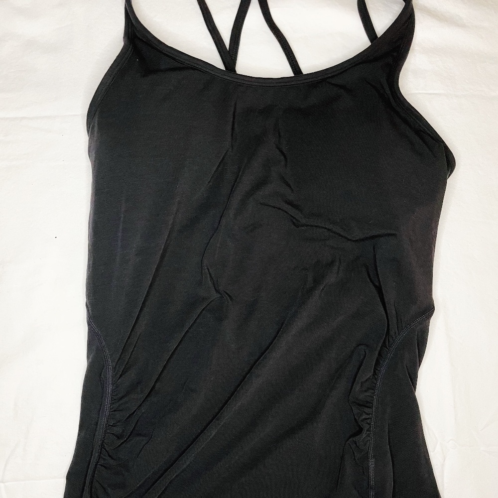 Black Maternity Workout Tank - Small